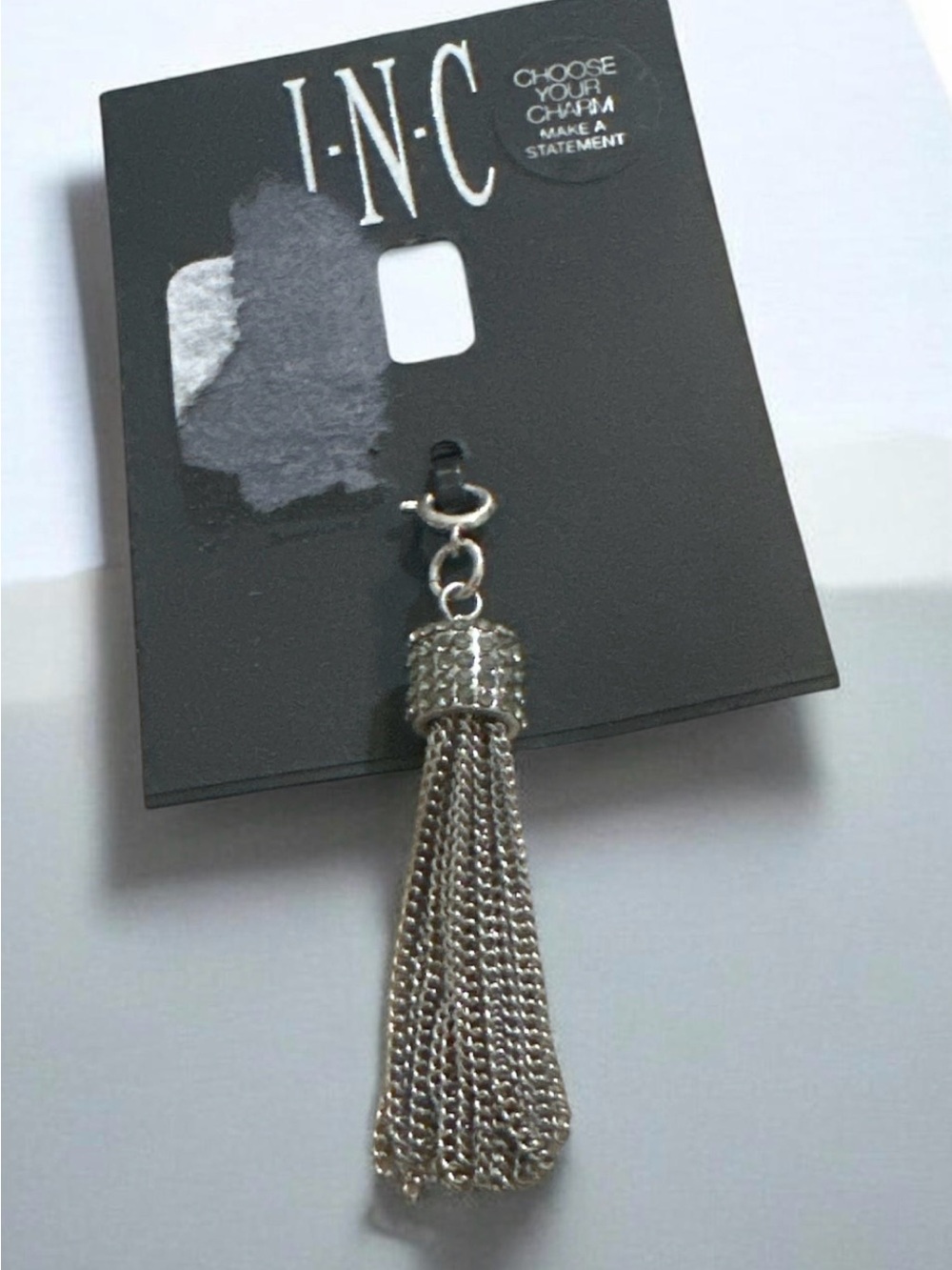 INC Silver Chain Tassel Charm
1930